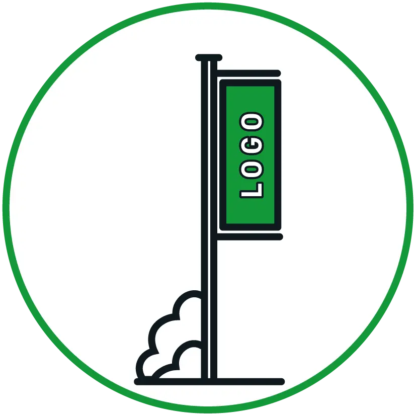 Paalbanieren Icon Opticom