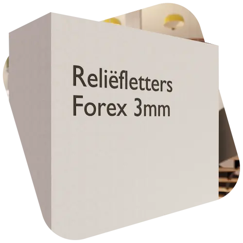 Product Reliëfletters Van Opticom Product Reliëfletters Van Opticom